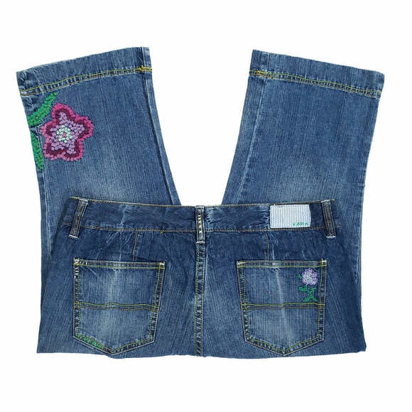 Tommy Hilfiger Vintage Embroidered Denim Capri - Picture 6 of 15